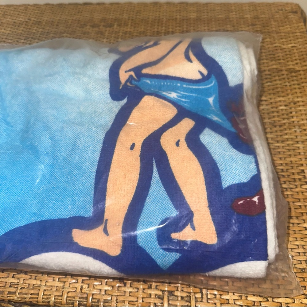 Vintage Beach Towel Specialties Coppertone Dog Terry Cloth 30x60 FACTORY SEALED
